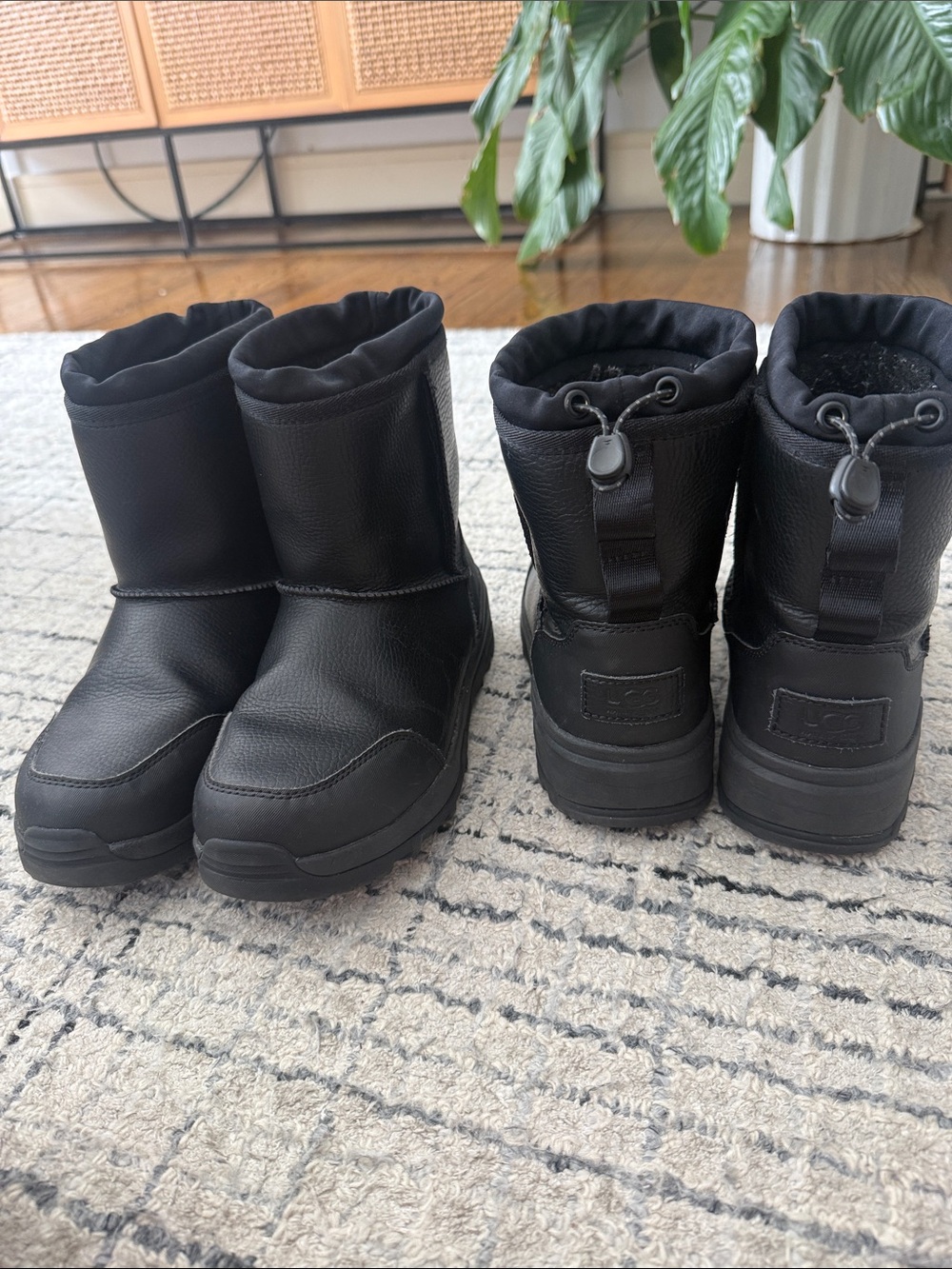 BUNDLE! Ugg pull on Kids Black Winter Boots - Durable Warm Footwear.